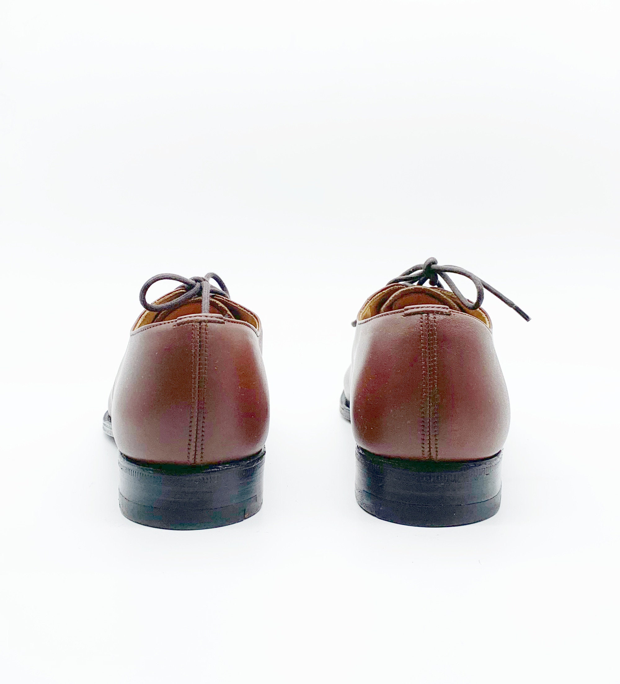 Vintage Church's Shoes Walnut Brown Leather Men's Oxford