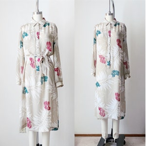 Vintage 70s Lanvin Floral Day Dress image 4