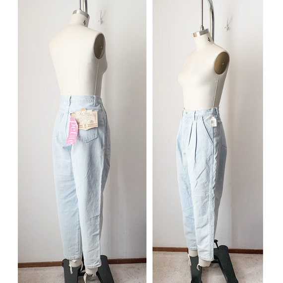 Vintage 90s Bill Blass High Waist Balloon Jeans - image 5