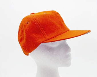 Vintage NOS 1960s Wilson Red Wool Fleece Baseball Hat