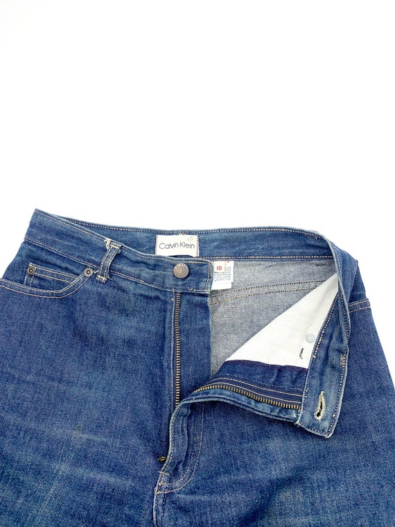 Vintage 70s Calvin Klein High Waist Jeans Made in… - image 3