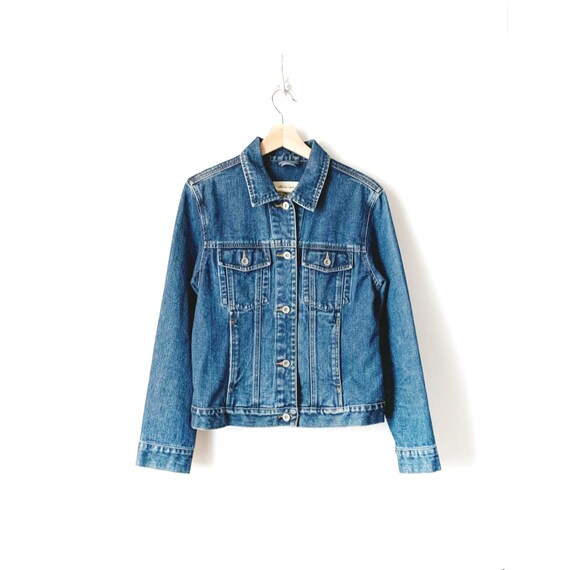Vintage 90s Eddie Bauer Women Denim Jacket Etsy UK