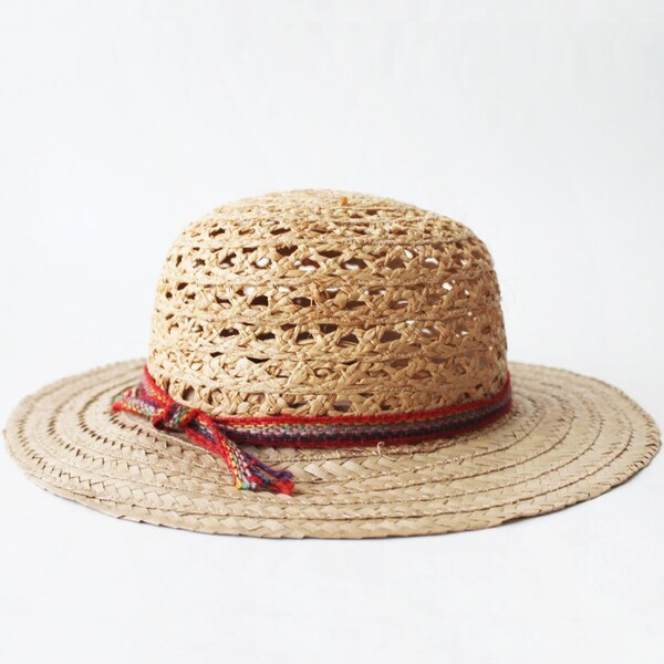 1980's Macy's Woven Straw Hat