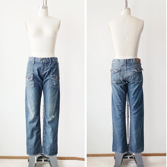 Vintage Y2K Lucky Brand Jeans Low Rise Boyfriend … - image 2