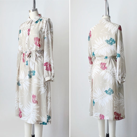 Vintage 70s Lanvin Floral Day Dress - image 6