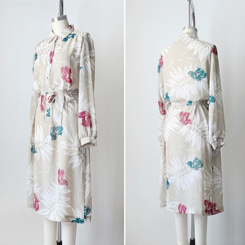 Vintage 70s Lanvin Floral Day Dress image 6