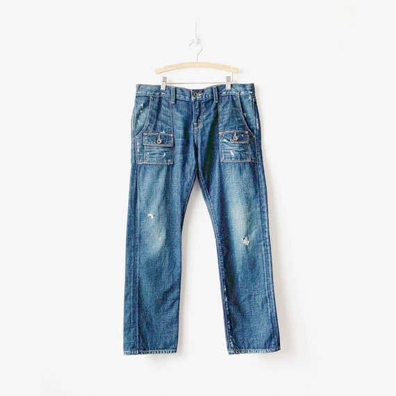 Vintage Y2K Lucky Brand Jeans Low Rise Boyfriend … - image 1