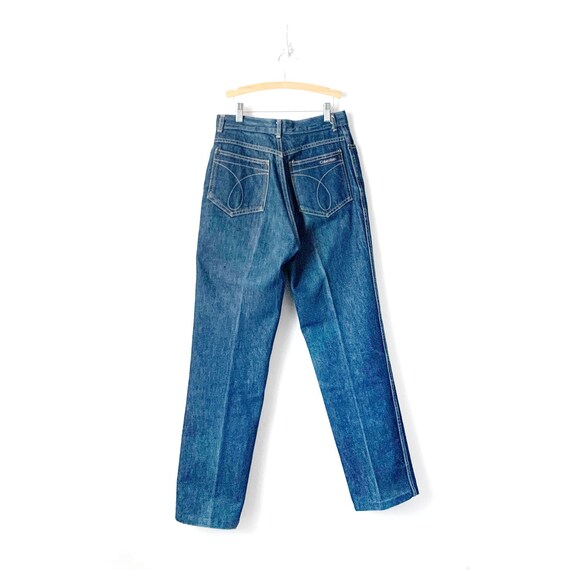 Vintage 70s Calvin Klein High Waist Jeans Made in… - image 2