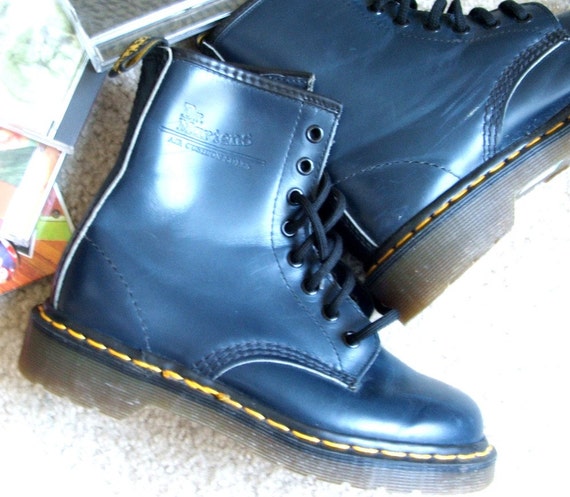 navy blue doc martens