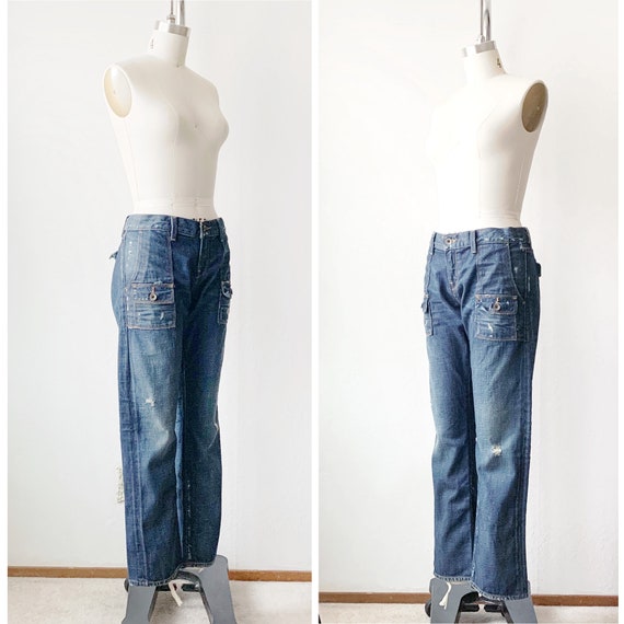 Vintage Y2K Lucky Brand Jeans Low Rise Boyfriend … - image 4