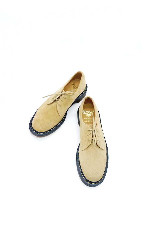 Vintage 90s Dr. Martens Suede Oxford Shoes Made in England  display picture 1