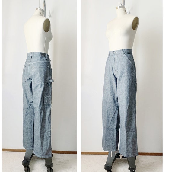 Vintage Levi's Silvertab Carpenter Jeans Gray Baggy Jeans - Etsy