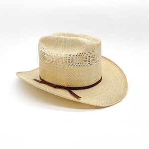 Vintage NOS Panama Straw Cowboy Hat