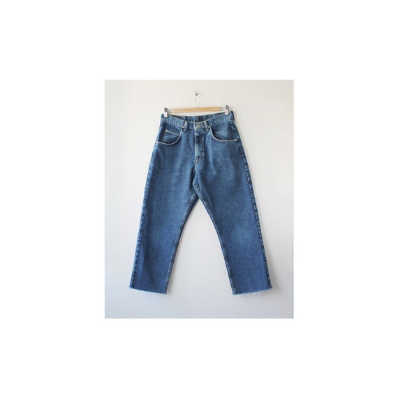 Vintage Wrangler Raw Hem Boyfriend Jeans
