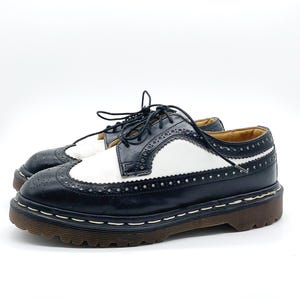 Vintage 90's Dr. Martens Steel Toe Brogue Wingtip Envy Sole