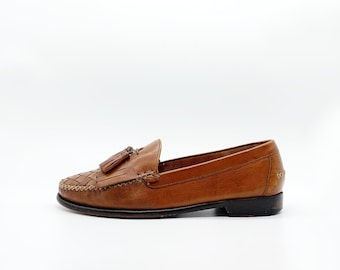 Vintage Cole Haan Tan Leather Men's Loafers