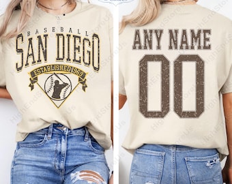 Customized San Diego  shirt,  baseball Tee, Funny Baseball t-shirt, San Diego baseball Tee, Custom baseball mom, Baseball Gift tee