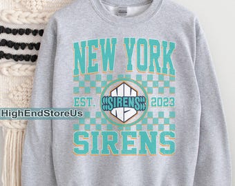 Vintage New York Sirens Sweatshirt, Vintage Sirens shirt, New York Hockey Women Sweater, Hockey Women Sweatshirt, Sirens Sweatshirt