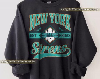 Vintage New York Sirens Sweatshirt, Vintage Sirens shirt, New York Hockey Women Sweater, Hockey Women Sweatshirt, Sirens Sweatshirt