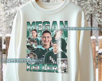 Vintage Megan Keller Hockey Shirt, Women Vintage Hockey Shirt, Retro Shirt, Game day Shirt, Megan Keller Women hockey