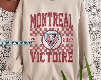 Vintage Montreal Victoire Sweatshirt, Vintage Victoire shirt, Montreal Hockey Women Sweater, Hockey Women Sweatshirt, Victoire Sweatshirt