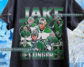 Jake Oettinger Shirt Ice Hockey American Professional Hockey Championship Sport Merch Vintage Sweatshirt Hoodie Graphic Tee Gift Fans
