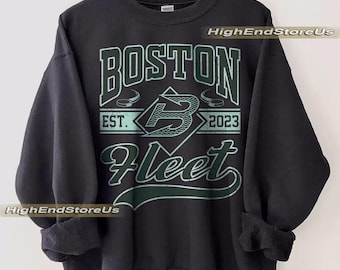 Vintage Boston Fleet Sweatshirt, Vintage Fleet shirt, Boston Hockey Women Sweater, Hockey Women Sweatshirt, Fleet Sweatshirt