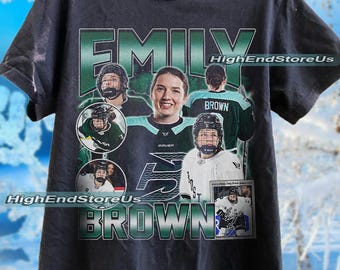 Vintage Emily Brown Hockey Shirt, Women Vintage Hockey Shirt, Retro Shirt, Game day Shirt, Emily Brown Women hockey