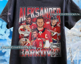 Aleksander Barkov Koszulka Hokej na Lodzie Amerykańskie Mistrzostwa Hokeja Zawodowego Sport Vintage Bluza z kapturem Koszulka Graficzna Prezent Fani