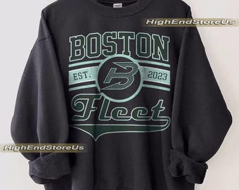Vintage Boston Fleet Sweatshirt, Vintage Fleet shirt, Boston Hockey Women Sweater, Hockey Women Sweatshirt, Fleet Sweatshirt