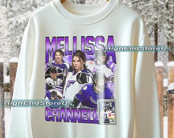 Vintage Mellissa Channell Hockey Shirt, Women Vintage Hockey Shirt, Retro Shirt, Game day Shirt, Mellissa Channell Women hockey