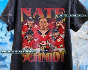 Nate Schmidt Shirt Ice Hockey American Professional Hockey Championship Sport Merch Vintage Sweatshirt Hoodie Graphic Tee Gift Fans