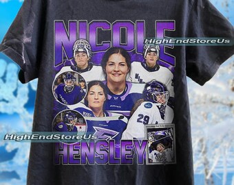 Vintage Nicole Hensley Hockey Shirt, Women Vintage Hockey Shirt, Retro Shirt, Game day Shirt, Nicole Hensley Women hockey