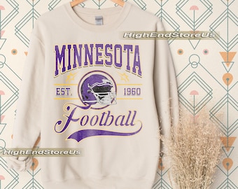 Custom Order, Vintage Minnesota Football sweatshirt,Minnesota football tshirt , Game day Football,American football tee, Hoodie