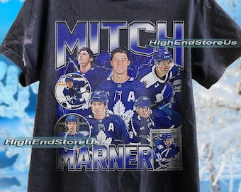 Koszulka Mitch Marner Koszulka sportowa z grafiką Gracz Best Seller Bootleg Unisex Kobiety Mężczyzna Vintage 90s Bluza z kapturem Koszulka z grafiką Prezent Fani