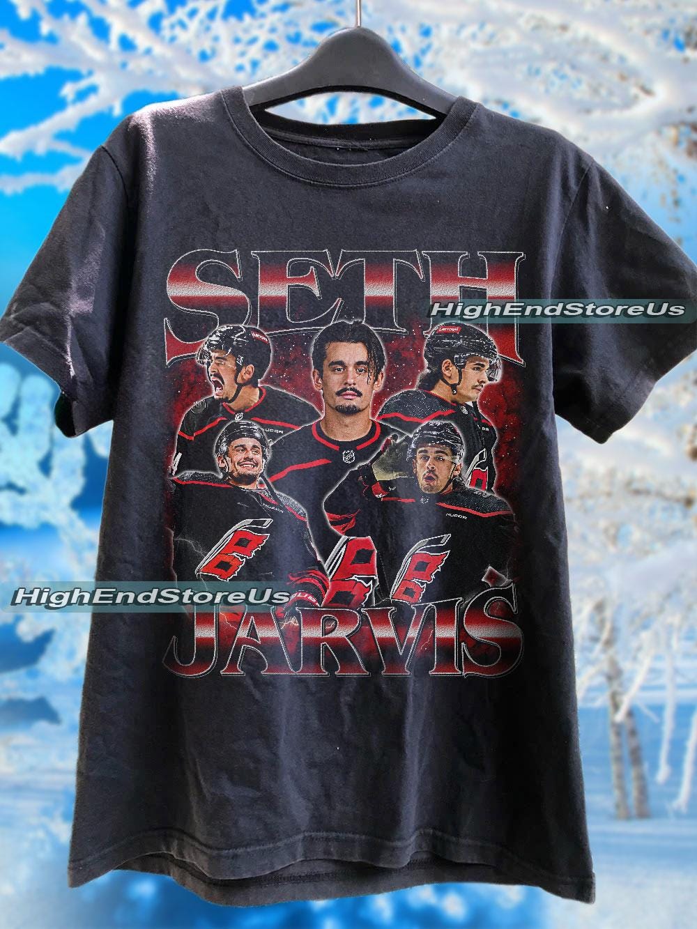 Seth Jarvis Shirt Graphic Sport Tshirt Player Best Seller Bootleg
