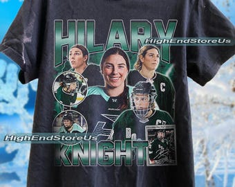 Vintage Hilary Knight Hockey Shirt, Women Vintage Hockey Shirt, Retro Shirt, Game day Shirt, Hilary Knight Women hockey