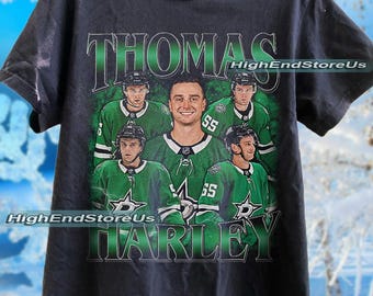 Koszulka Thomasa Harleya Hokej na lodzie Amerykańskie Mistrzostwa Hokeja Profesjonalnego Sport Merch Bluza z kapturem Bluza z nadrukiem Prezent dla fanów