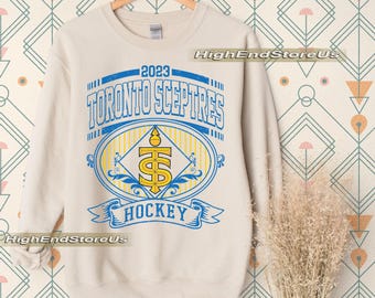 Toronto Sceptres Vintage Hockey Sweatshirt | 90s Retro Women Hockey Tee | PWHL Hockey Shirt | Hockey Fan Gift