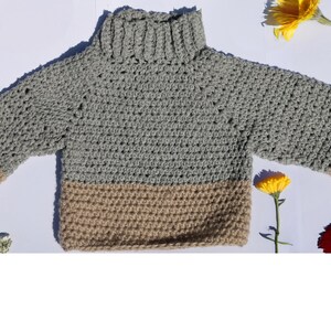 Handmade Crochet Baby Sweater – Newborn to 3 Months