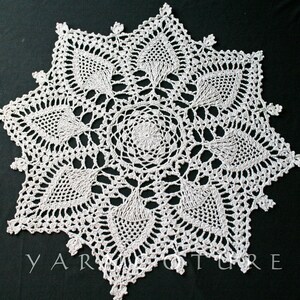 Extraordinary Crochet Pineapple Doily Placemats Luxurious Home Decor image 3