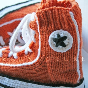 Handknit Famous Maker Inspired Sneakers / Slippers / Unisex image 2