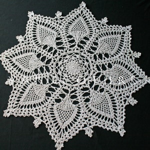 Extraordinary Crochet Pineapple Doily Placemats Luxurious Home Decor image 2