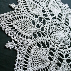 Extraordinary Crochet Pineapple Doily Placemats Luxurious Home Decor image 1