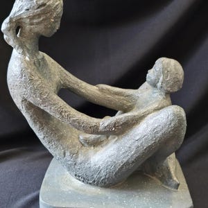 Vintage 1972 "Generations" Mother and Child Sculpture - Austin Productions