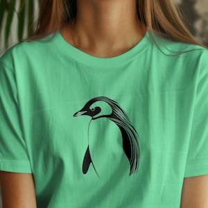 Shirt pinguïnliefhebber, pinguïnt-shirt, schattig pinguïnshirt, cadeau pinguïnliefhebber, cadeau voor pinguïnliefhebber, dierenliefhebber T-shirt, T-shirt pinguïndag