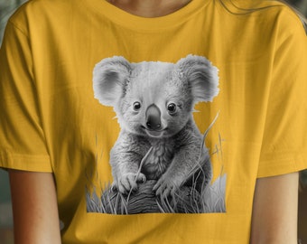 Cute Koala T-Shirt, Animal Lover Tee