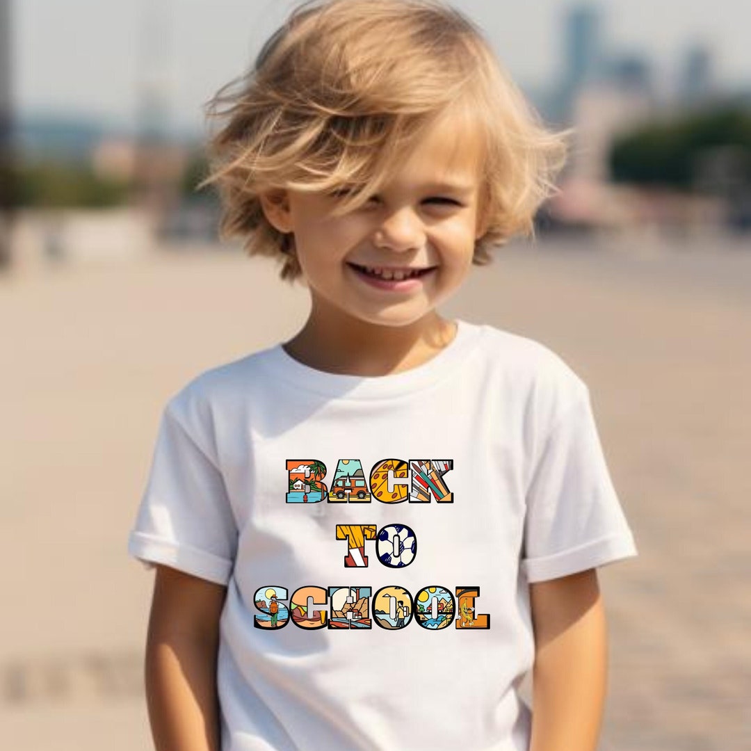 Back to School Kid Shirt, First Day Tee - Etsy