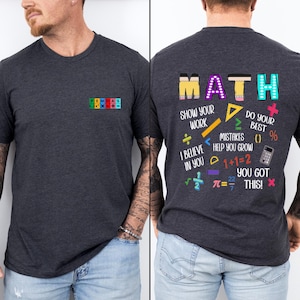 Funny Math Teacher Shirt, The Math Ain&#39;t Mathin Meme Shirt, Show Your Work Math Teacher Tee, Funny Math Pun Shirt, Math Meme Teacher Shirt