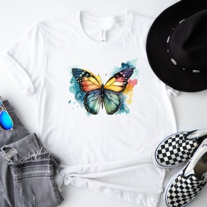 Butterfly Shirt, Moth Shirt, Cottagecore Shirt, Bug Shirt, Aesthetic Shirt, Cottage Core Shirt, Goblincore tee, Dark Academia Shirt